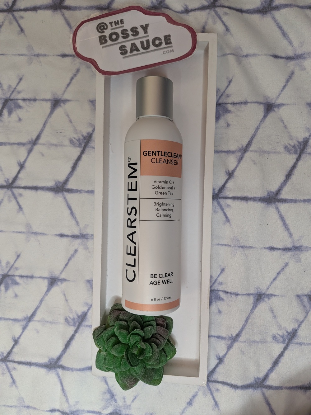 🌸 CLEARSTEM Gentleclean Vitamin C Calming Face Wash Cleanser NWT 177 ML